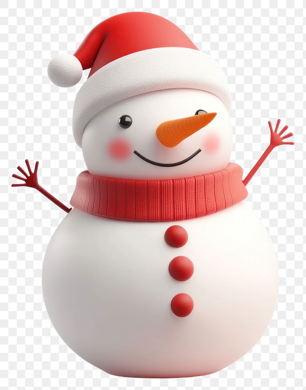 PNG Chubby Christmas snowman illustration christmas winter.