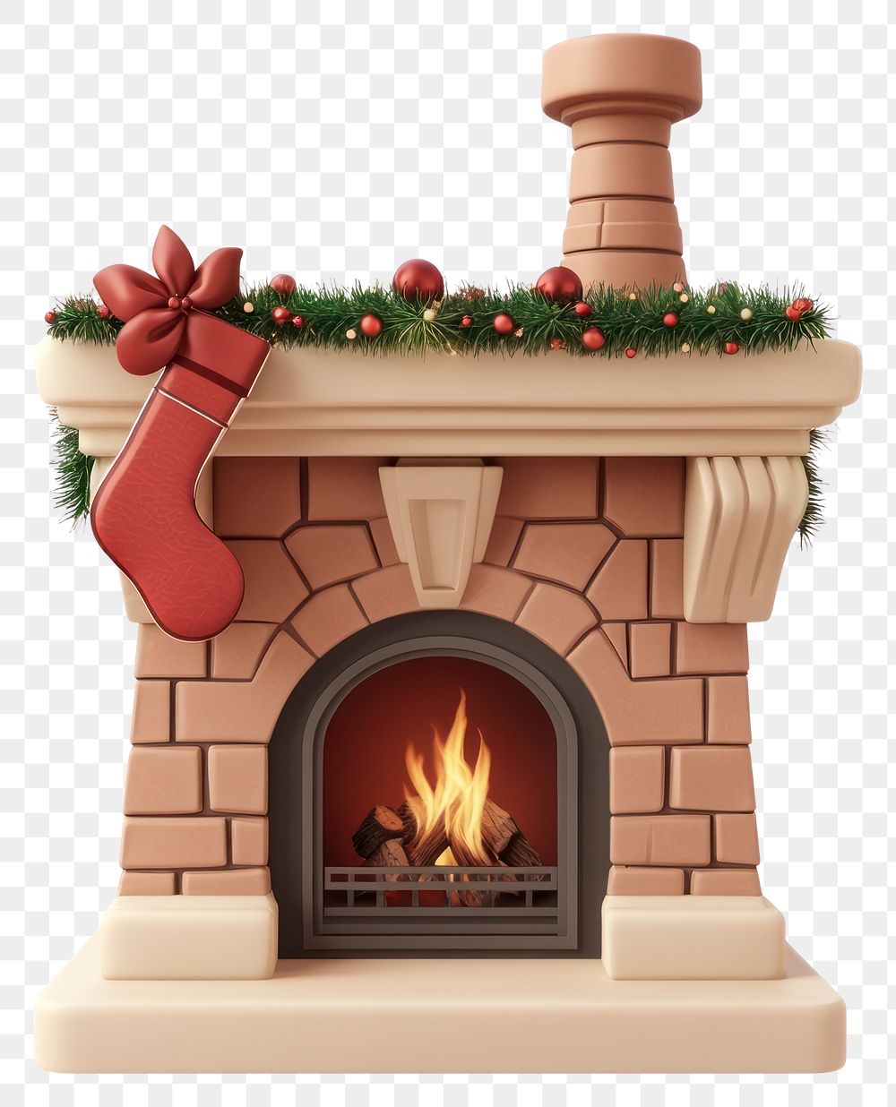 PNG Christmas fireplace illustration christmas christmas fireplace.