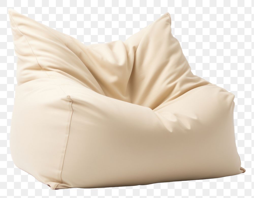 PNG Bean bag furniture white  