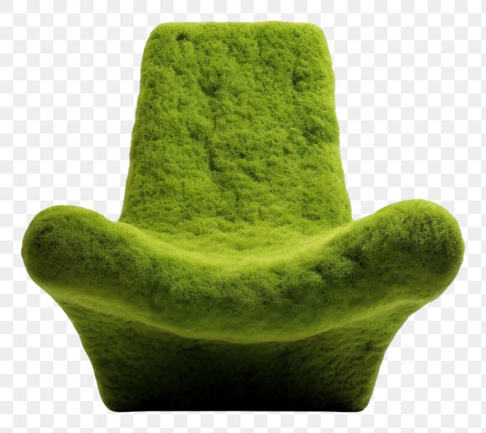 PNG Chair icon furniture armchair green.