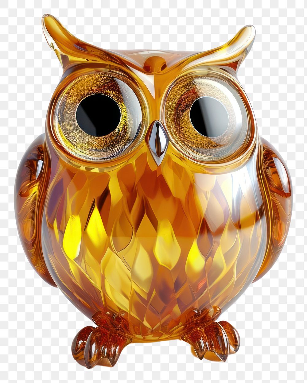 PNG Animal owl jar representation.