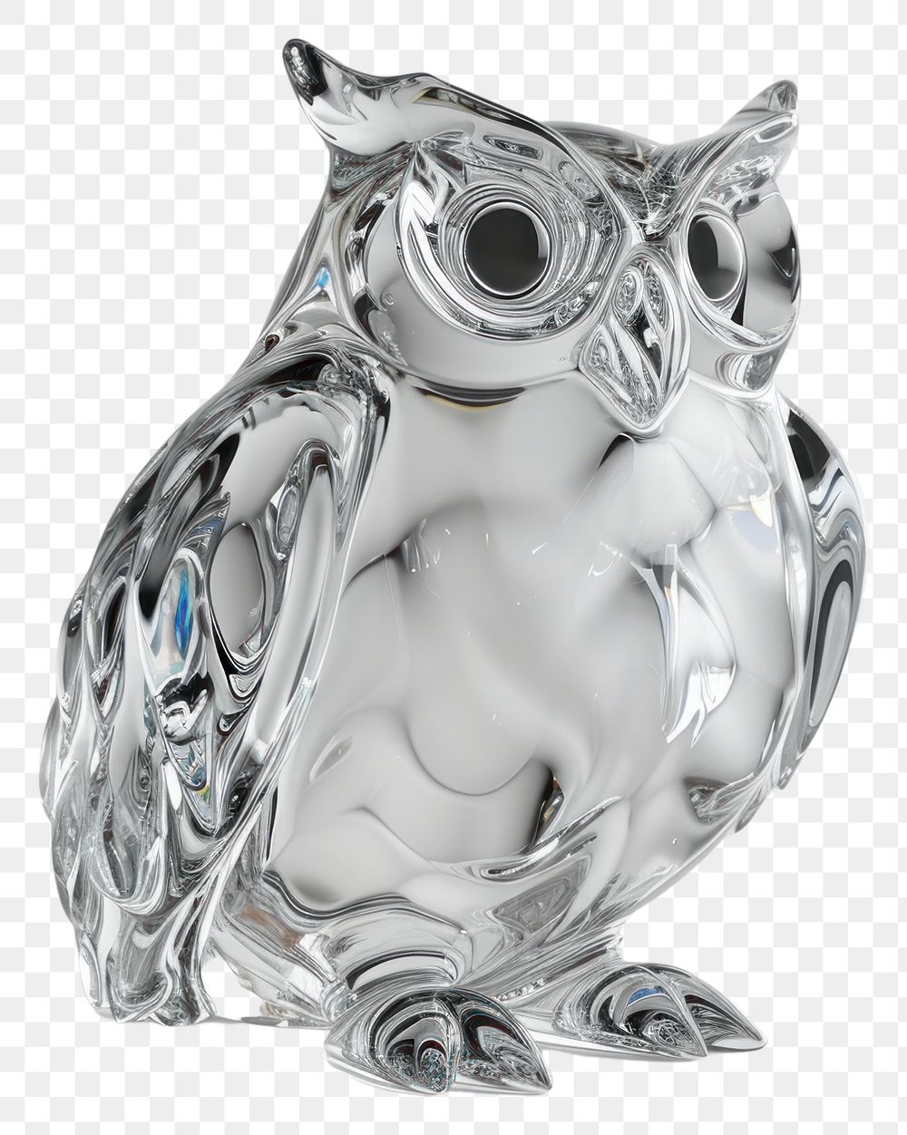 PNG Accessory animal silver owl.