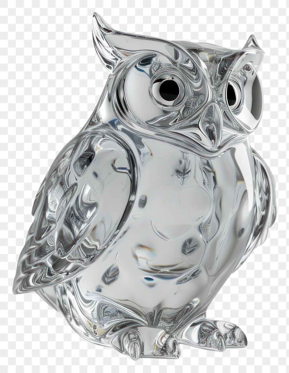 PNG Animal bird owl porcelain.