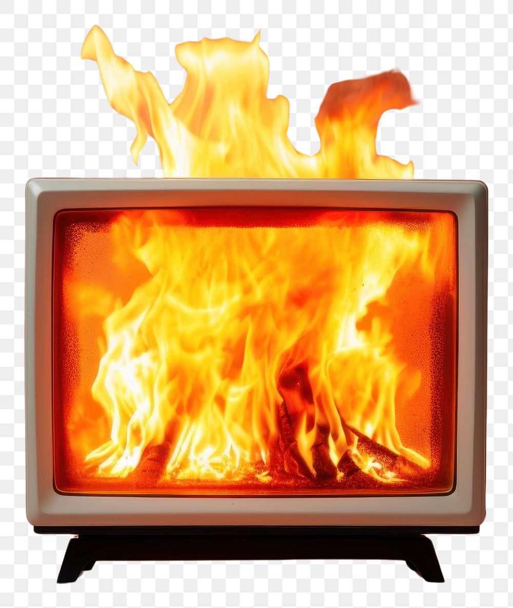 PNG Fireplace electronics television technology.