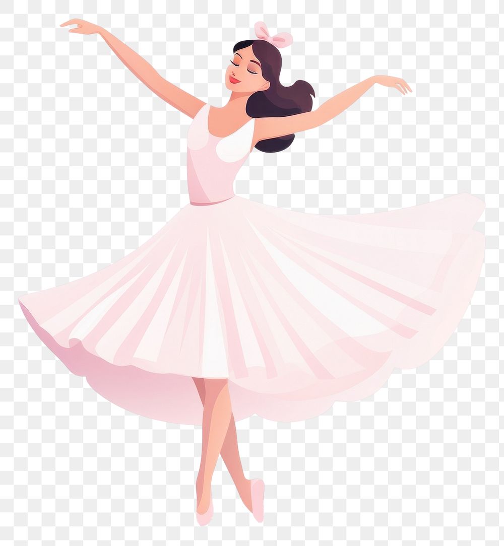 PNG Ballerina dancing ballet adult. AI generated Image by rawpixel.