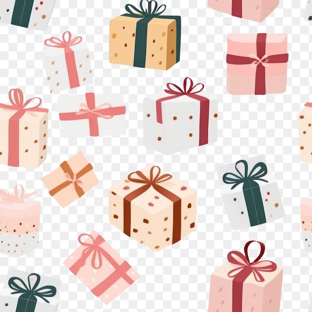 PNG  Gift boxes pattern backgrounds celebration. AI generated Image by rawpixel.