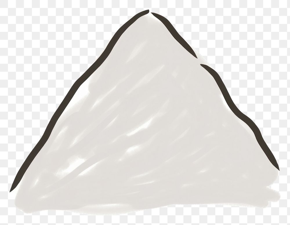 PNG  Mountain white background arrowhead triangle. AI generated Image by rawpixel.