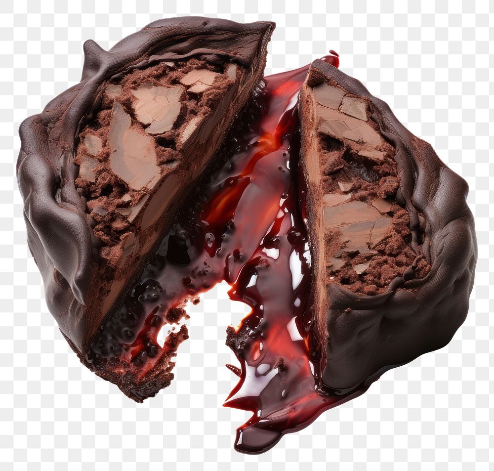 PNG Chocolate Lava chocolate dessert food. AI generated Image by rawpixel.