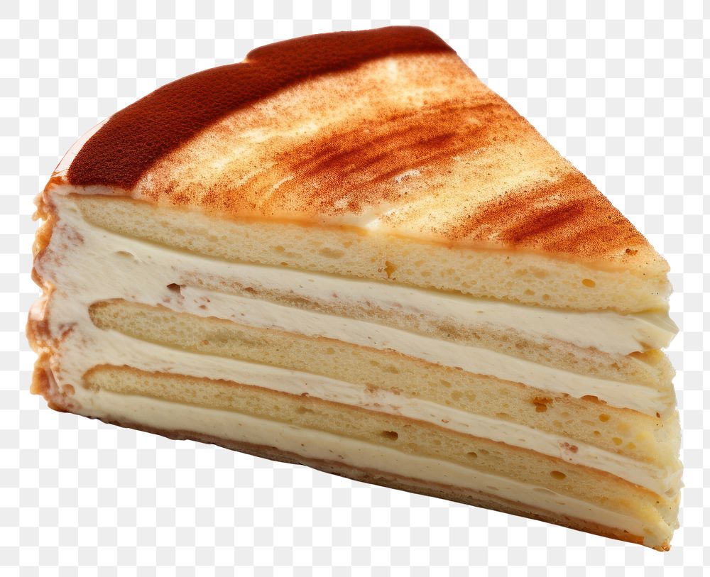 PNG Crape cake dessert pancake bread. AI generated Image by rawpixel.