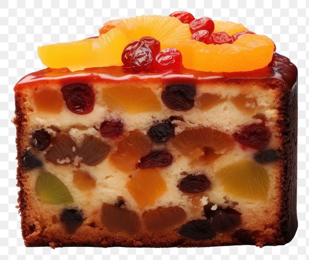 PNG Fruitcake fruit fruitcake dessert. AI generated Image by rawpixel.