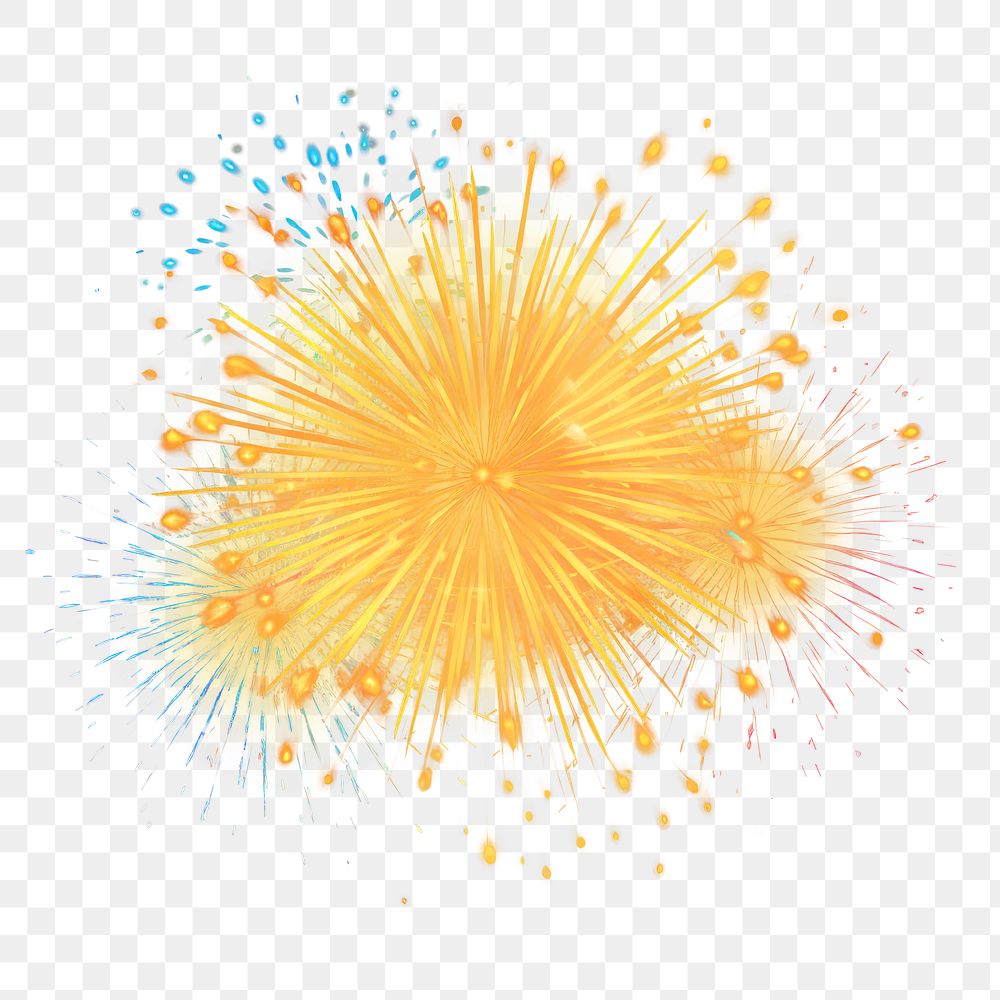 PNG  A firework fireworks illuminated celebration. AI generated Image by rawpixel.