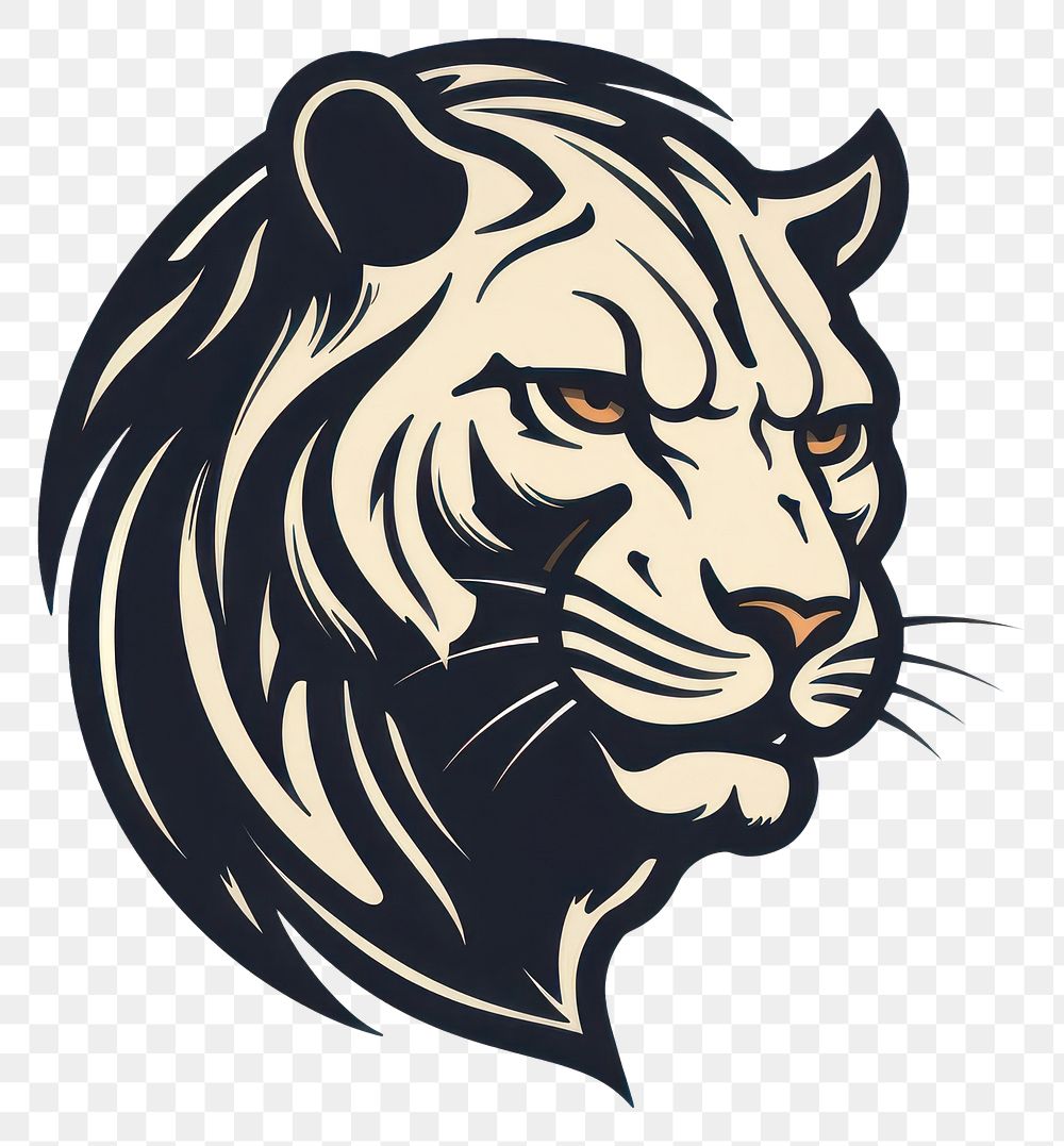 PNG  Jaguar logo animal mammal. AI generated Image by rawpixel.
