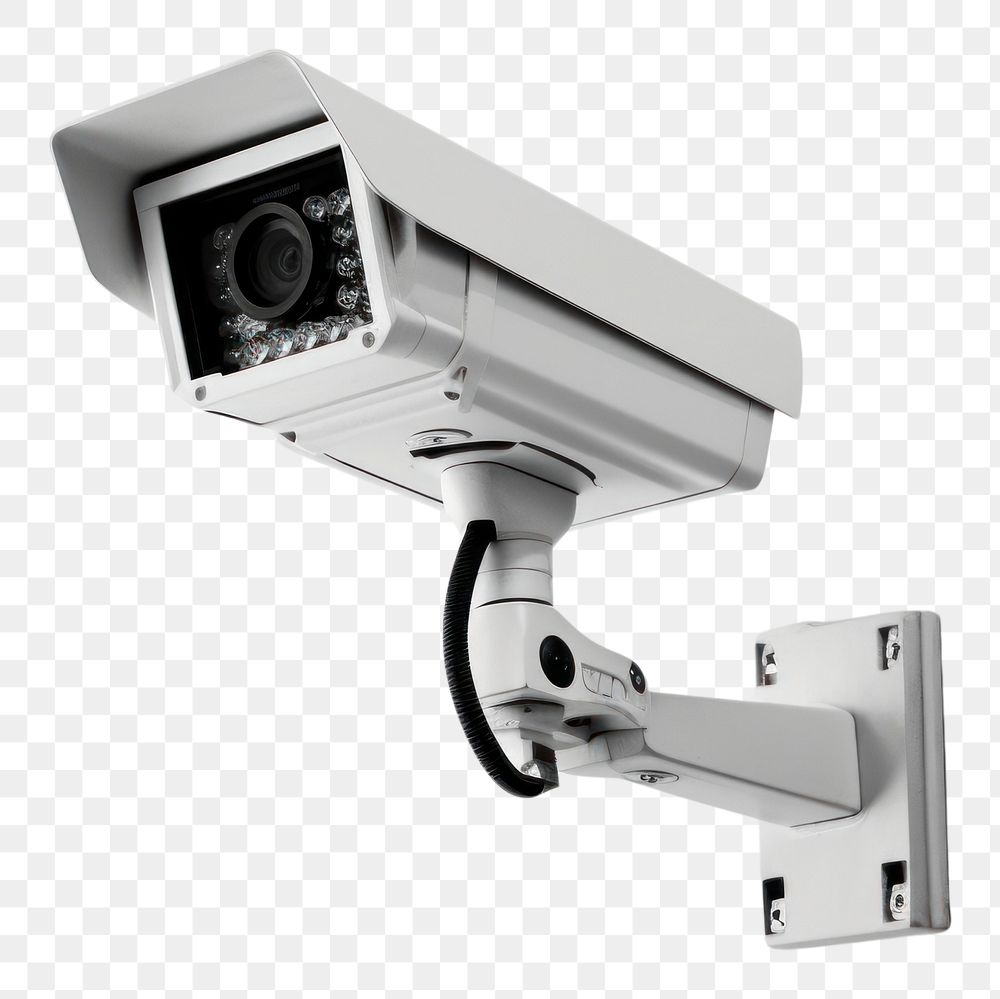 PNG  CCTV security surveillance technology. AI generated Image by rawpixel.