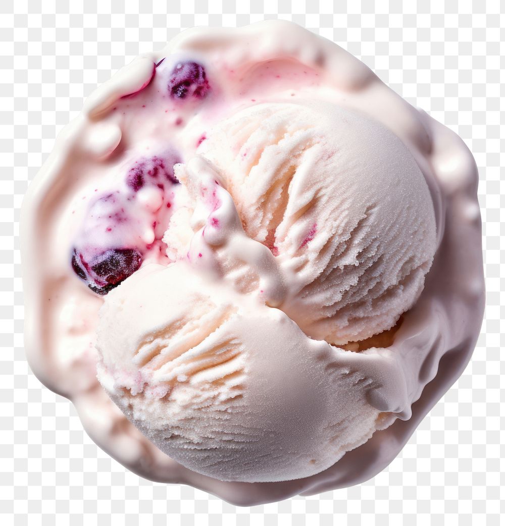 PNG Blueberry dessert cream food. AI generated Image by rawpixel.