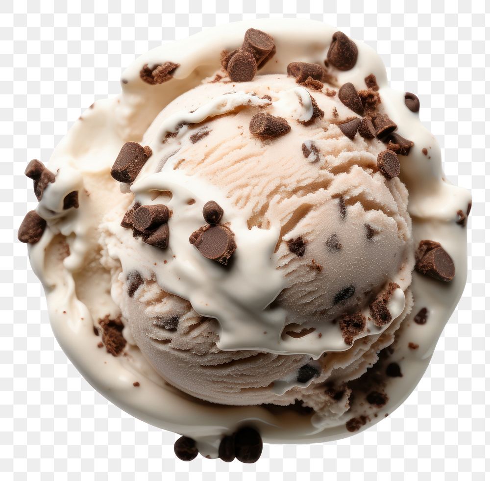 PNG Chocolate Chip Mocha cream chocolate dessert. AI generated Image by rawpixel.