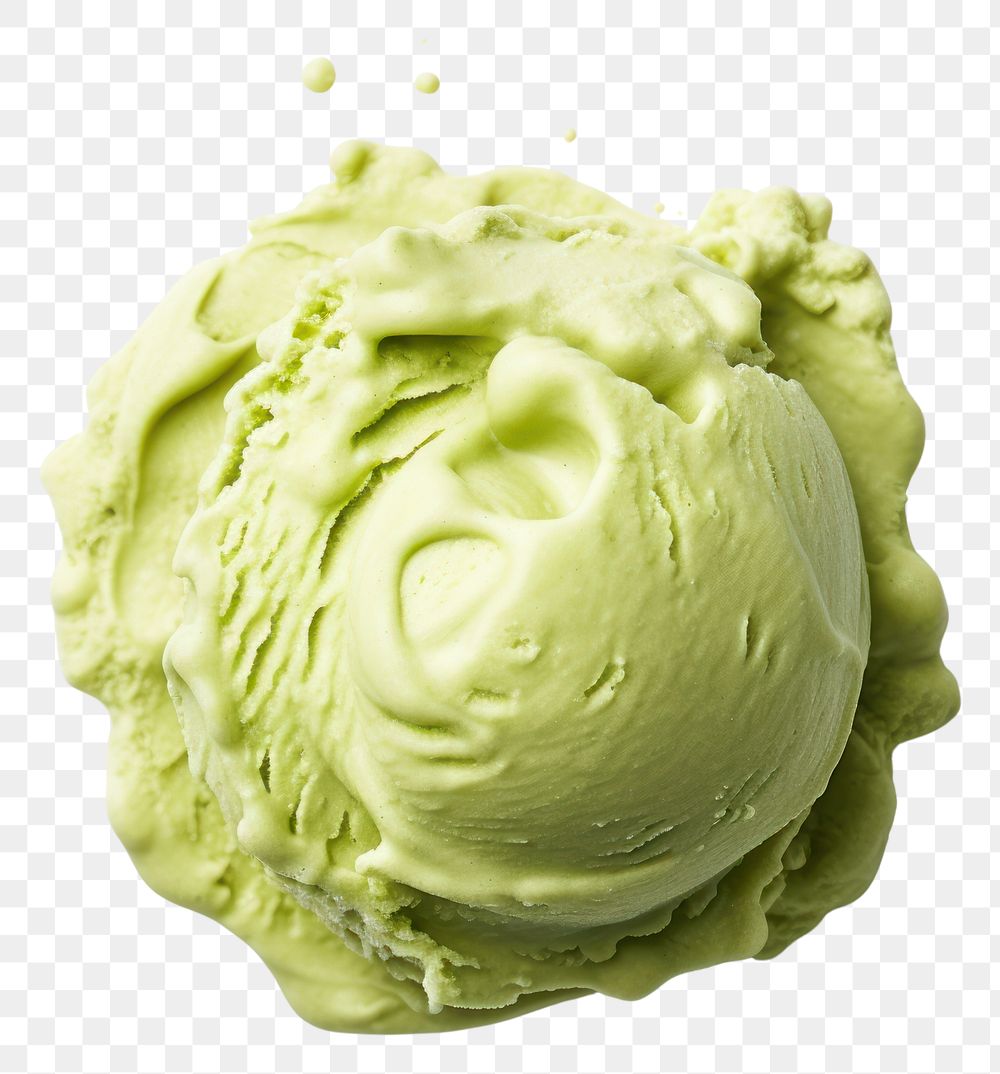 PNG Green tea dessert cream food. AI generated Image by rawpixel.