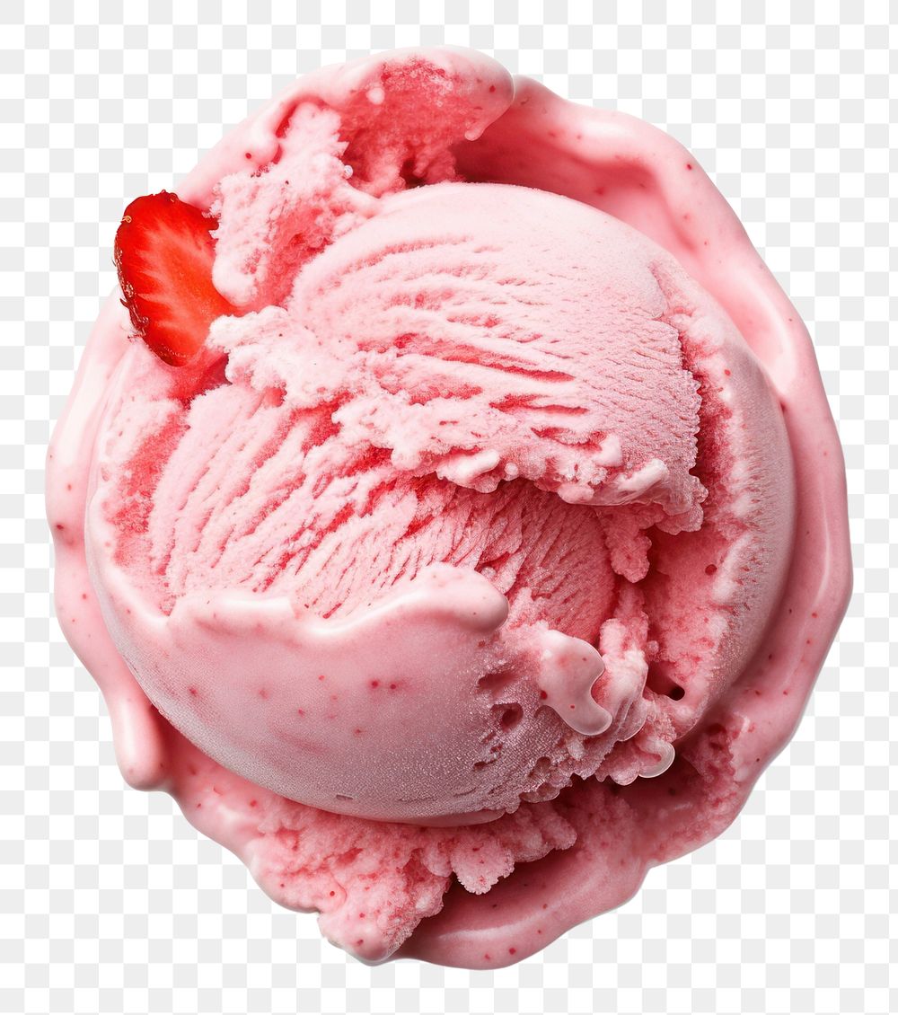 PNG Strawberry cream strawberry dessert. AI generated Image by rawpixel.