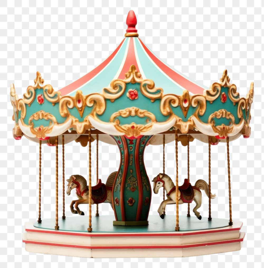 PNG Merry go round carousel mammal horse. AI generated Image by rawpixel.