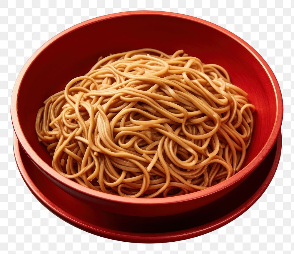 PNG  Soba spaghetti noodle pasta. AI generated Image by rawpixel.