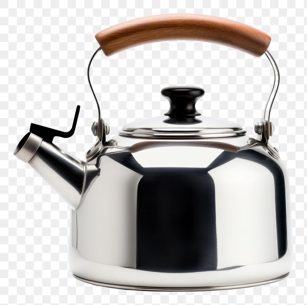 PNG Kettle white background appliance container. AI generated Image by rawpixel.