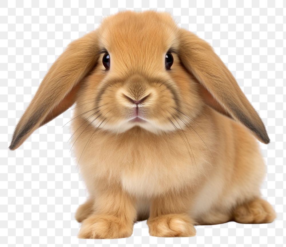 PNG Holland lop rabbit sitting animal mammal rodent. AI generated Image by rawpixel.