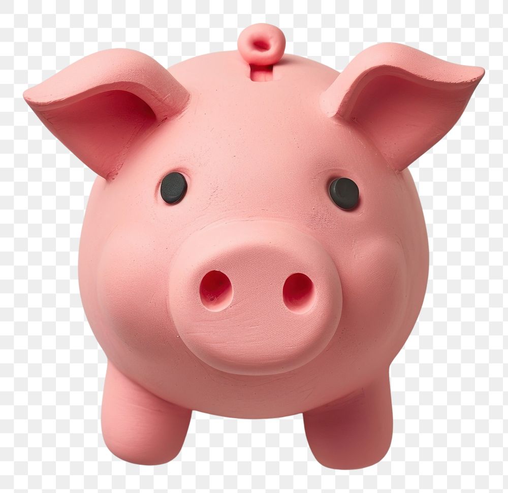 PNG  Plasticine of piggy bank mammal representation investment.