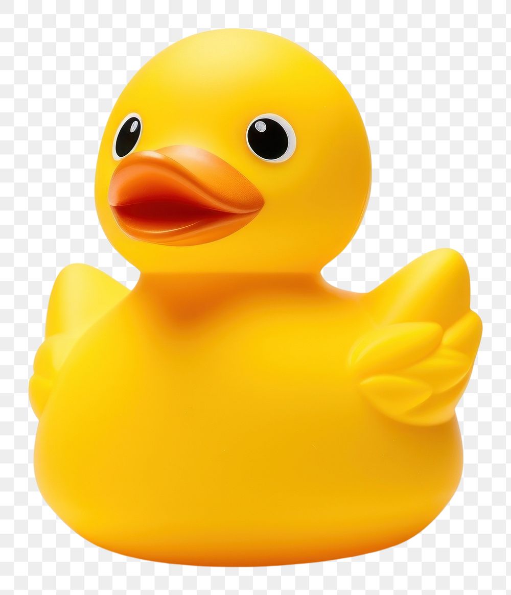 PNG  Rubber duck toy animal bird. AI generated Image by rawpixel.