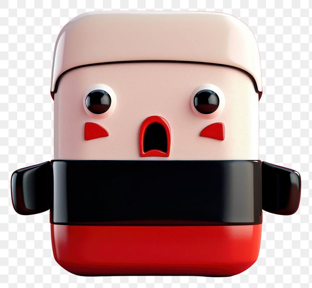 PNG  Sushi character cartoon face anthropomorphic.