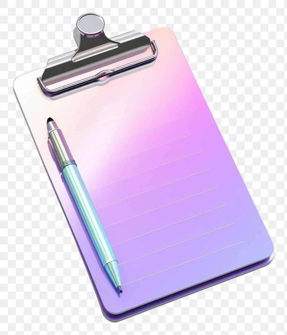 PNG  Metal checklist icon iridescent pen white background electronics.