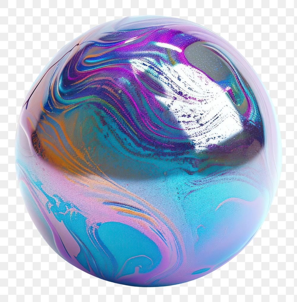 PNG  Sphere iridescent melted egg white background creativity.