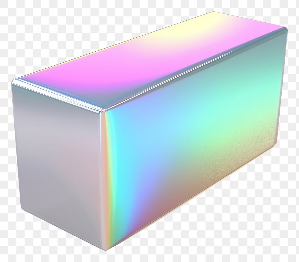 PNG  Rectangle iridescent box white background letterbox.