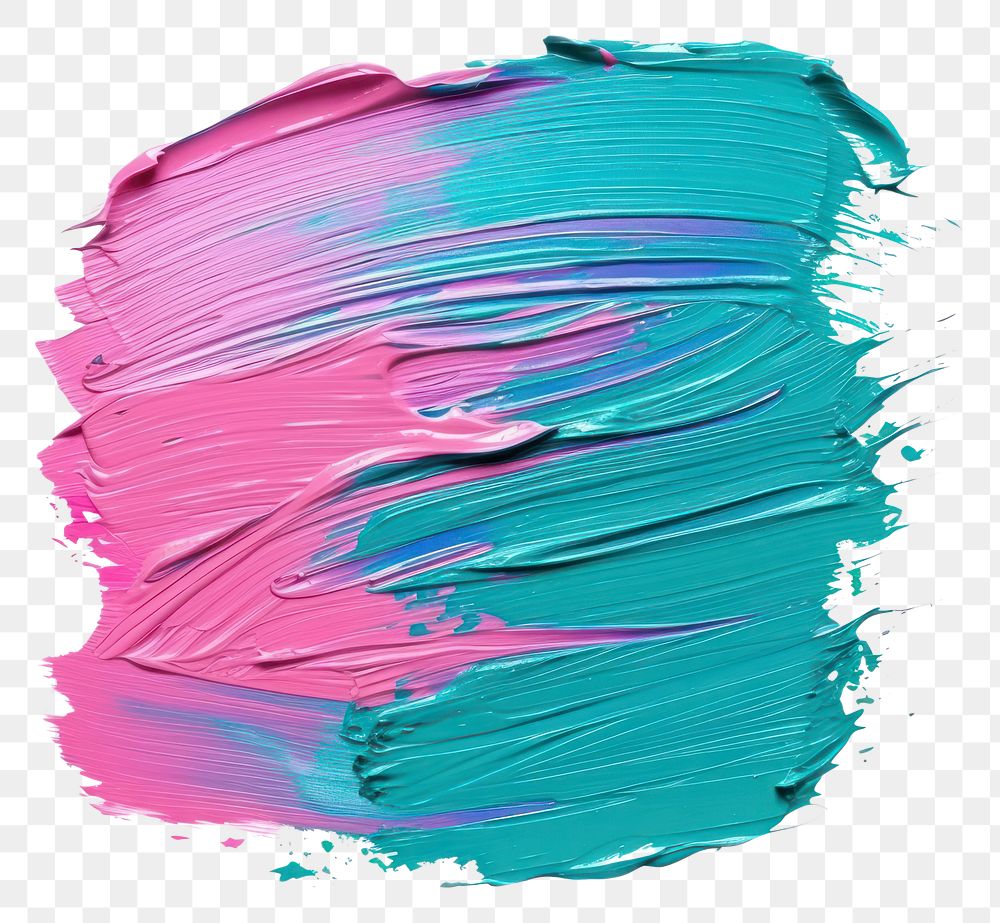 PNG Teal mix pink abstract shape backgrounds paint 