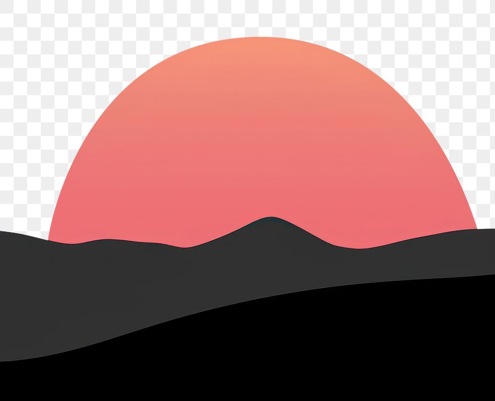 PNG  Landscape and sunset backgrounds outdoors horizon. AI generated Image by rawpixel.