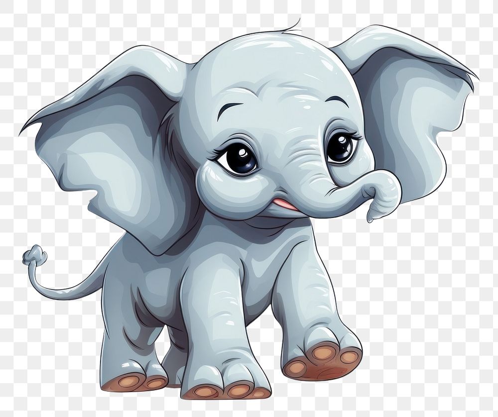 PNG Cute baby elephant drawing | Premium PNG - rawpixel