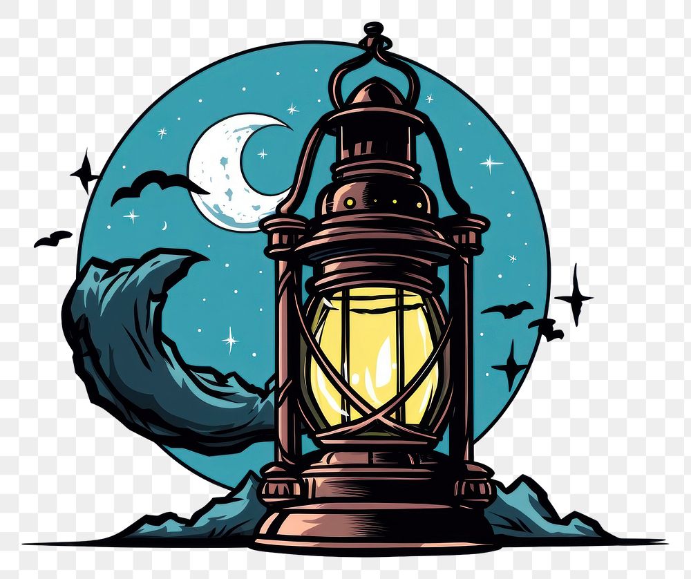 PNG  Middle East styled lantern and crescent moon architecture illuminated creativity. AI generated Image by rawpixel.