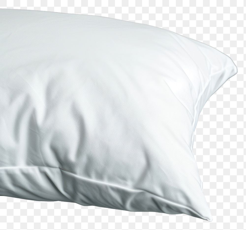 PNG  Pillow mockup white comfortable furniture.