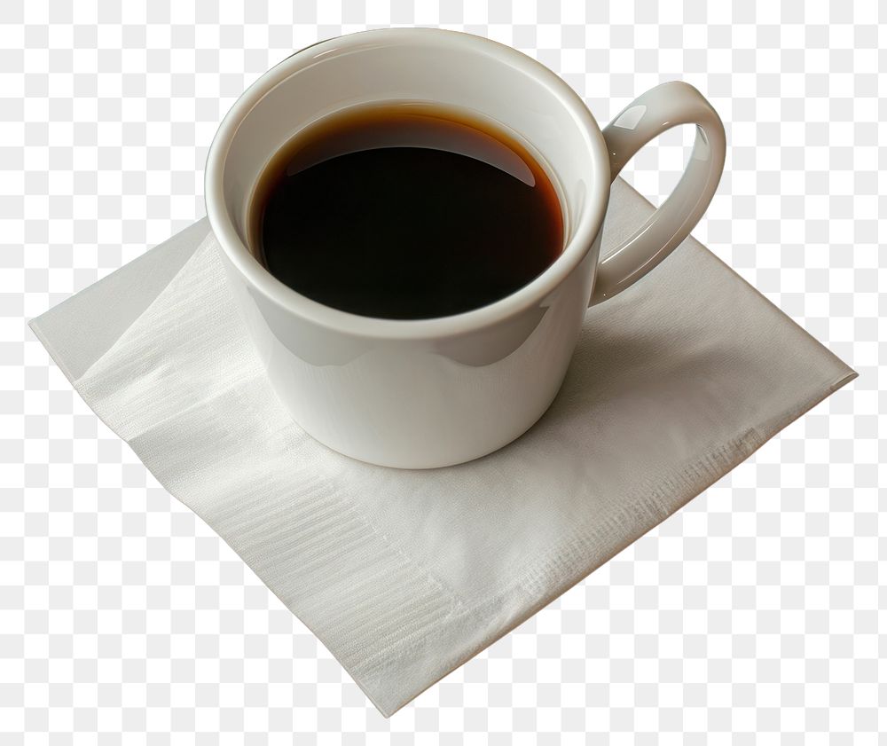 PNG  Coffee cup mockup saucer paper drink.