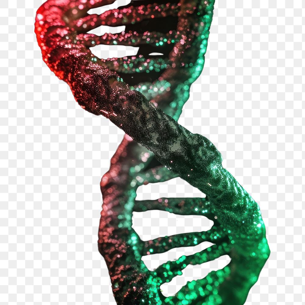 PNG  DNA light biology green.