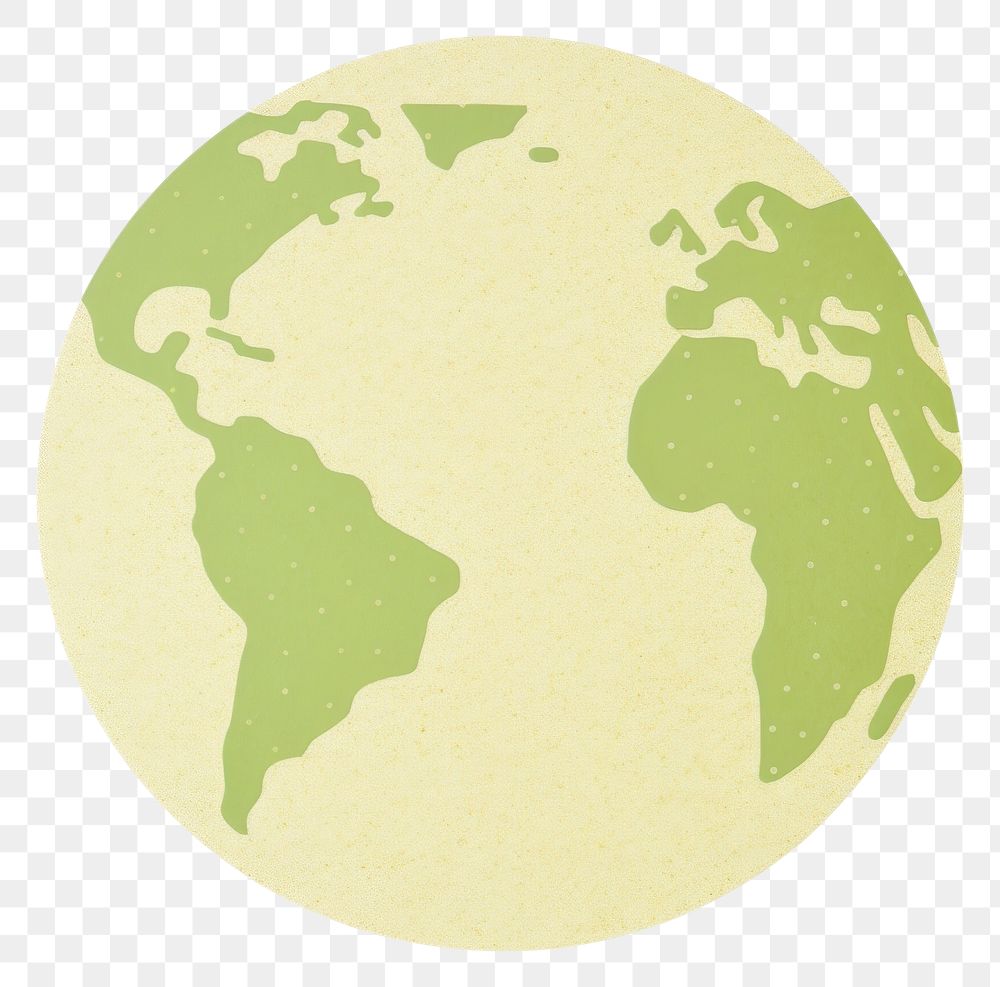 PNG  Earth planet globe paper. AI generated Image by rawpixel.