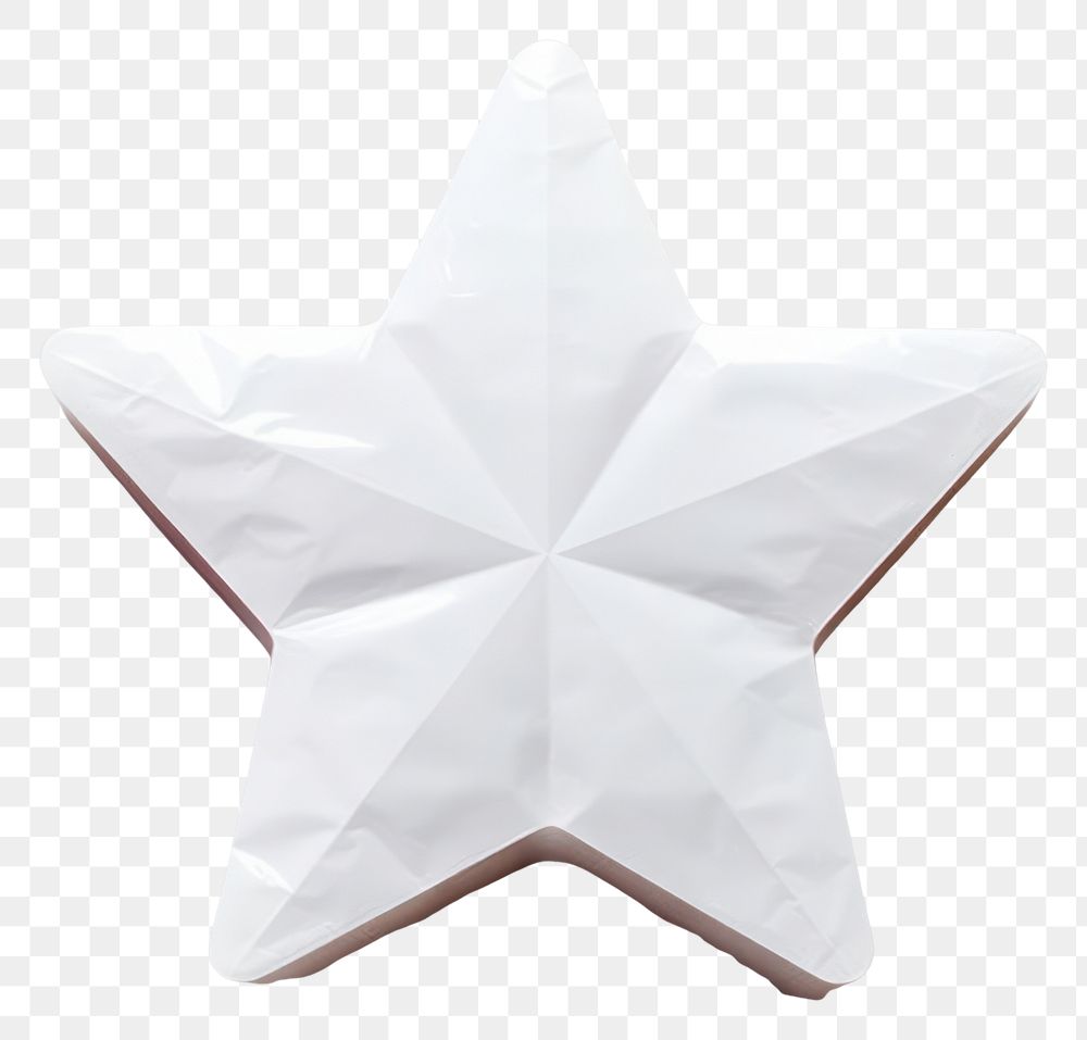 PNG Star Glued gloss Sticker pad symbol white white background.