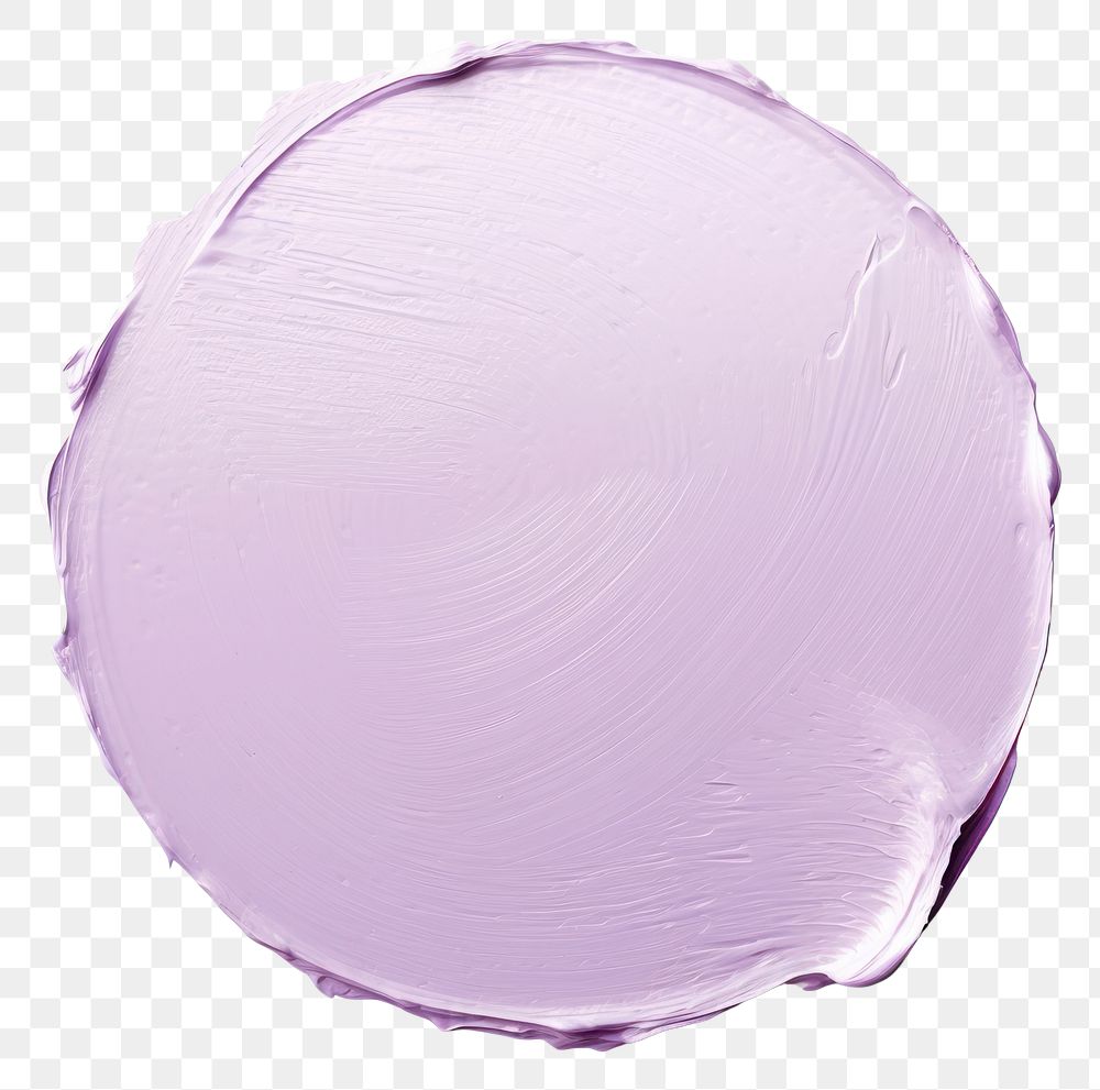 PNG Pale purple flat paint brush stroke shape petal white background.