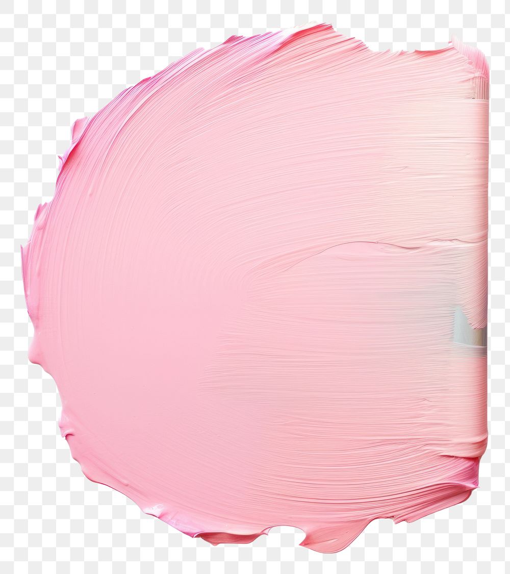 PNG Pastel pink flat paint brush stroke backgrounds petal white background.