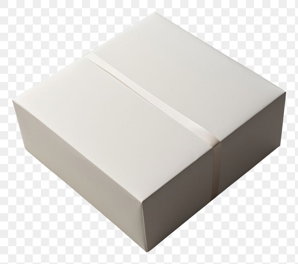 PNG  Gift box mockup carton paper gray.