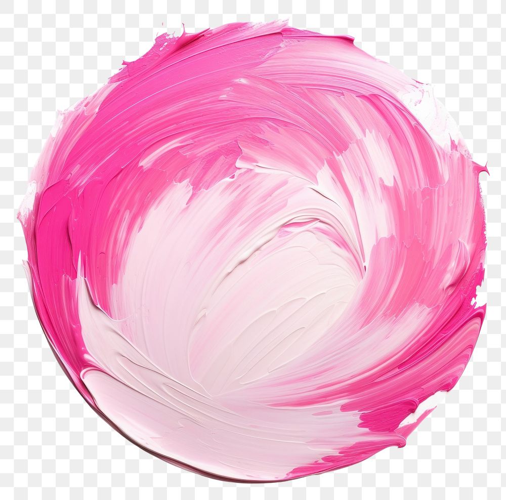 PNG Pink and white flat paint brush stroke shape petal pink.