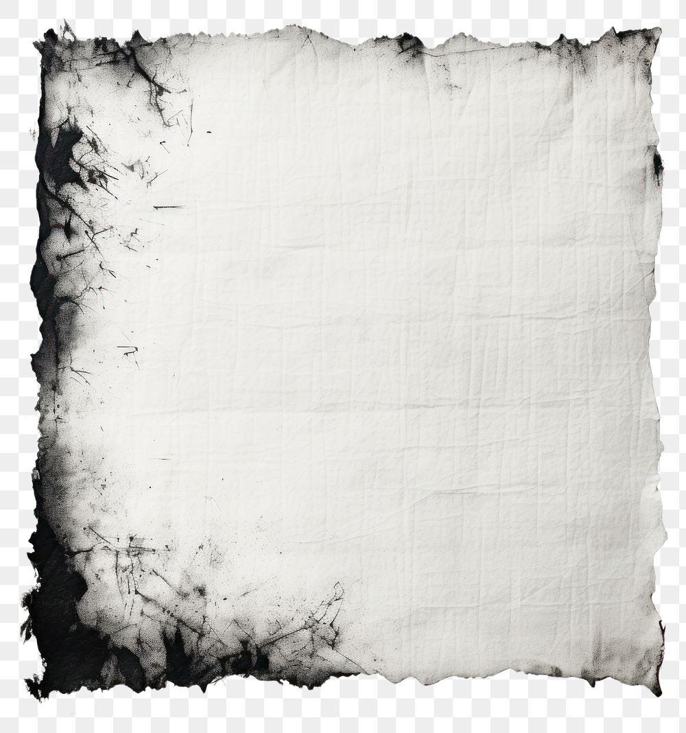PNG  White paper with burnt backgrounds text white background.