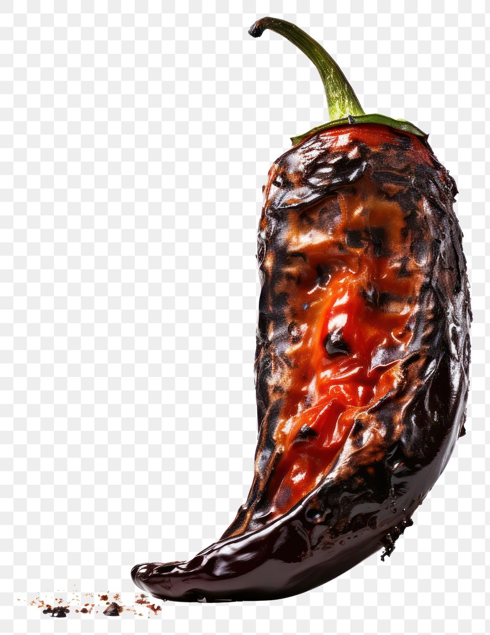 PNG  Jalapeno with burnt vegetable plant food.