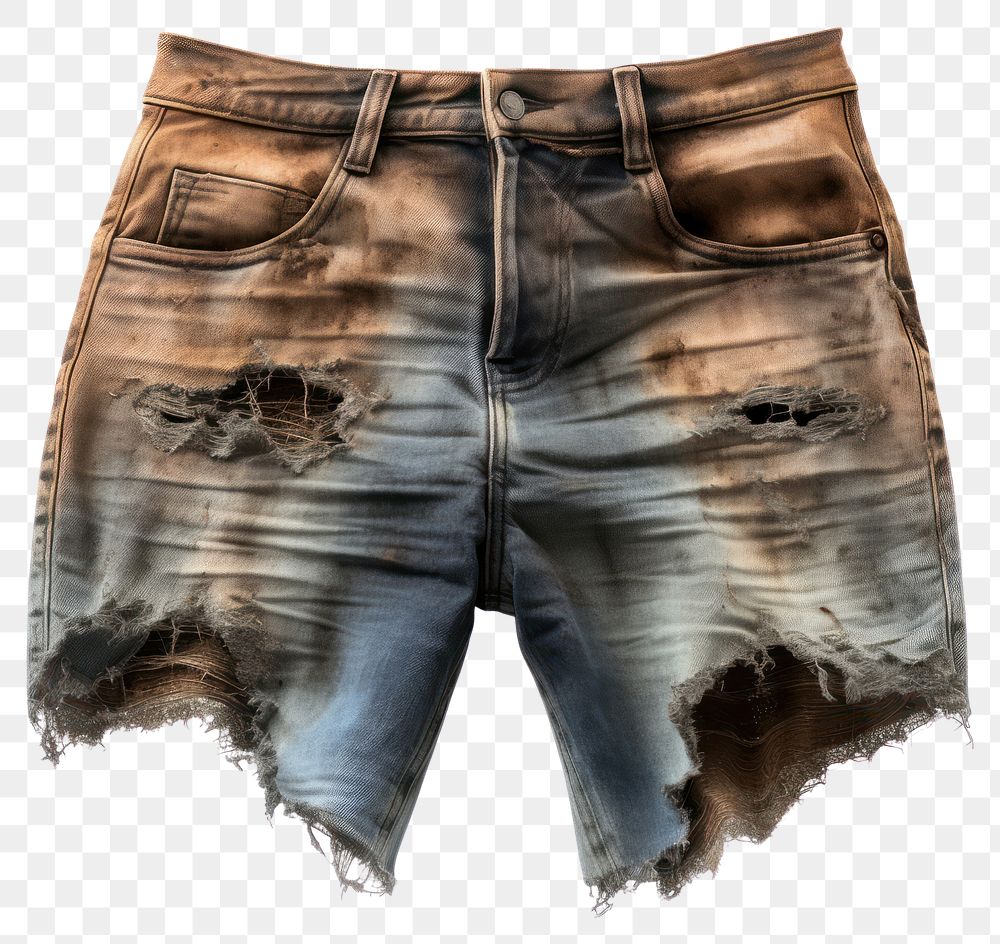 PNG  Pants with burnt shorts white background underpants.
