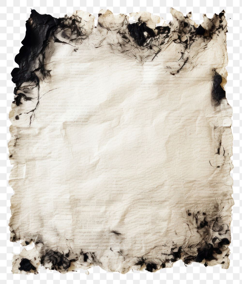 PNG  Paper with burnt backgrounds white art.
