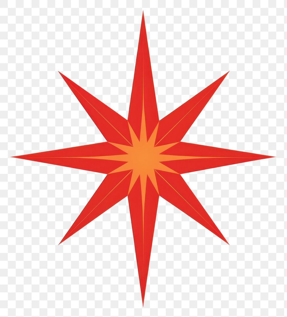 PNG  Retro illustration of a star symbol logo christmas.