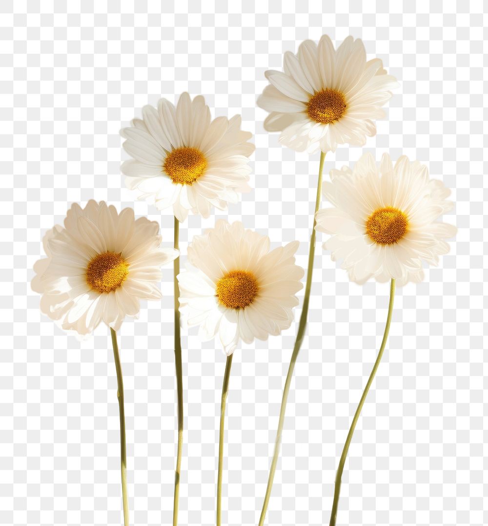 PNG Daisy flower petal plant. AI generated Image by rawpixel.